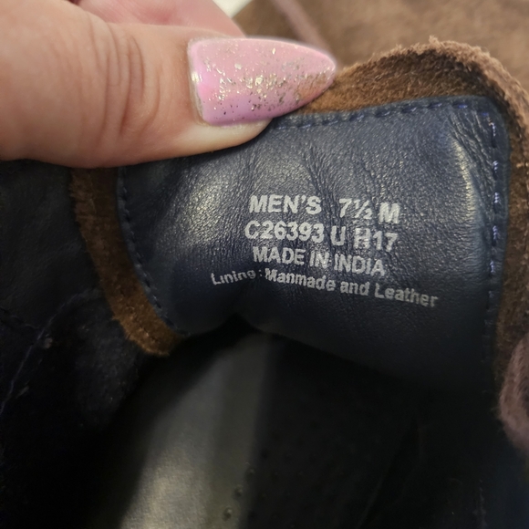 Men's Brown Suede Boots - Picture 4 of 5